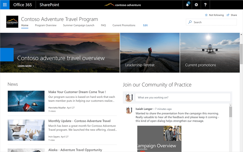 sharepoint modern