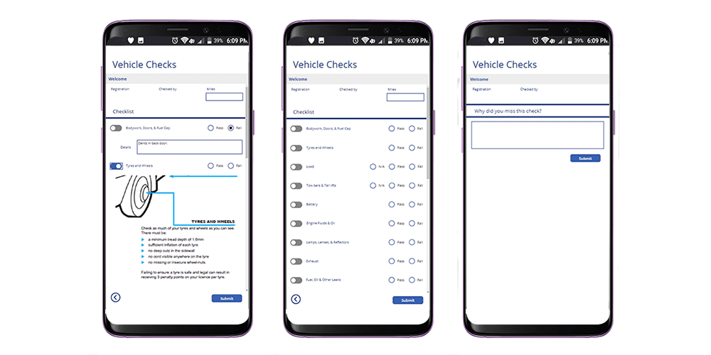 fleet management power app eform