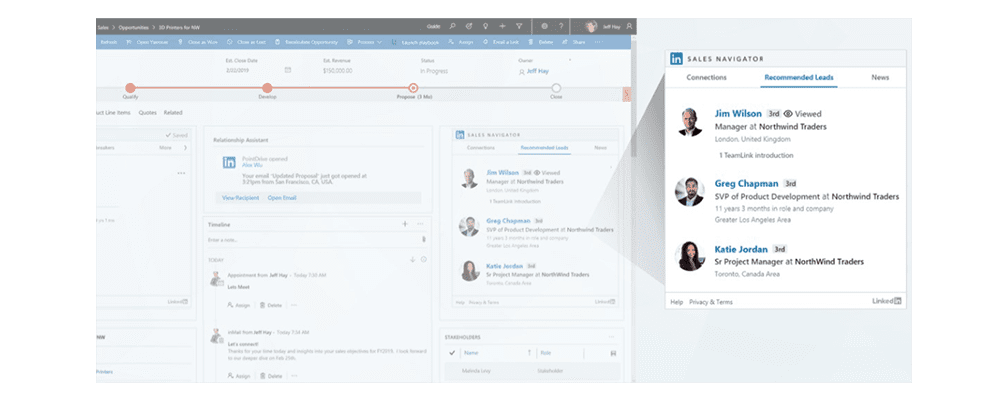 dynamics 365 Linkedin