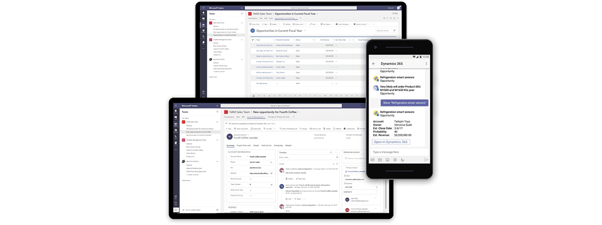 dynamics 365 team integration