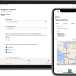 field service crm phone and tablet