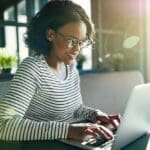 customer segmentation Lady segmenting customers using Dynamics 365 sales