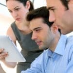 Marketing consultants analysing customer engagement discover the potential of crm software for marketing for lead generation