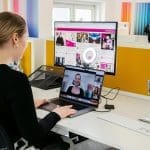 dynamics audits video call using halo light