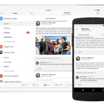 benefits of teams Teams on a phone and an ipad
