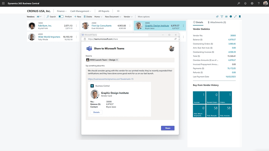 Business Central vs SAP S/4HANA