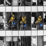 an FM team clean windowa IoT and Dynamics 365 can help reduce lost time in facilities management