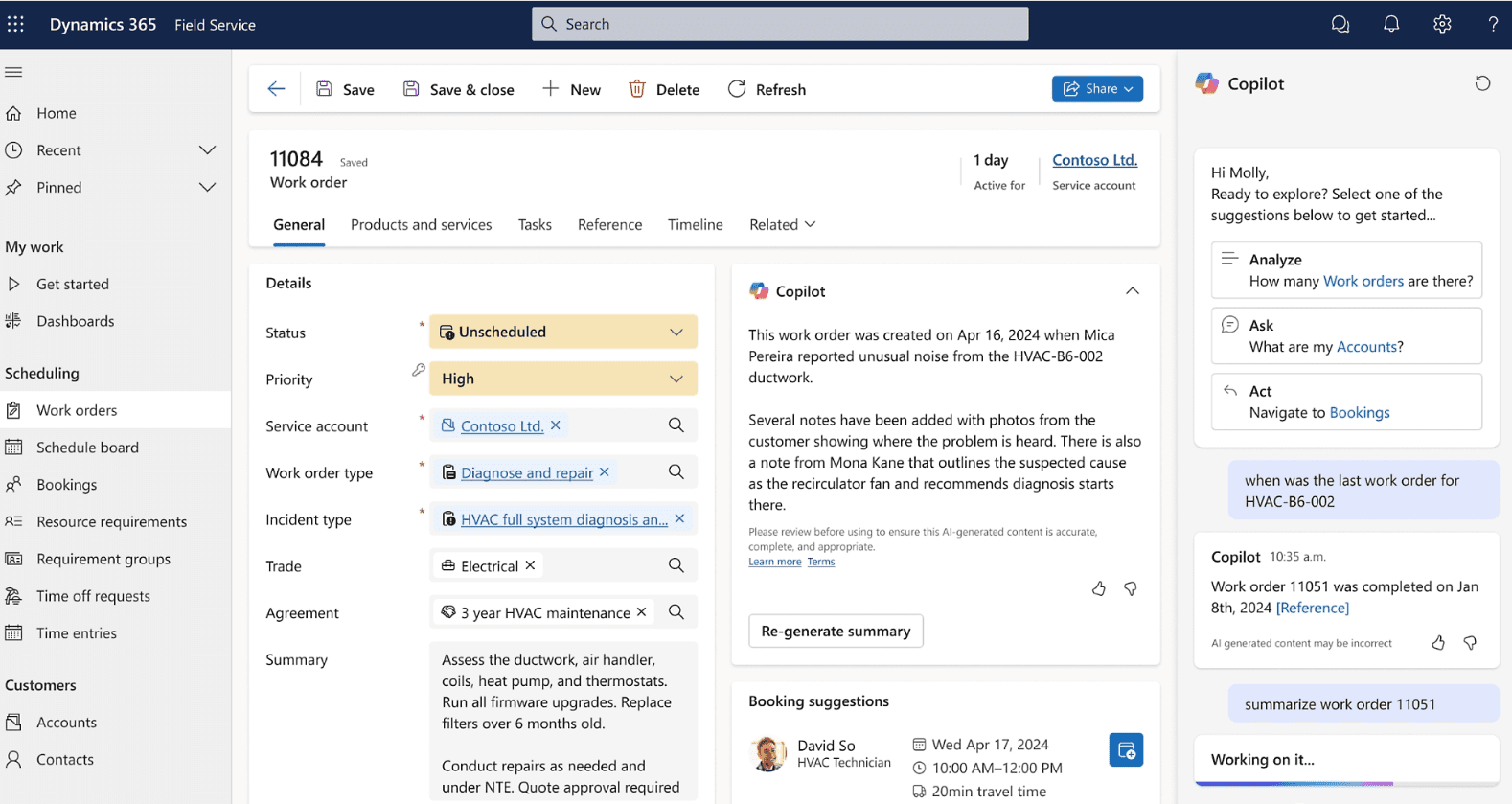 dynamics 365 for facilities management